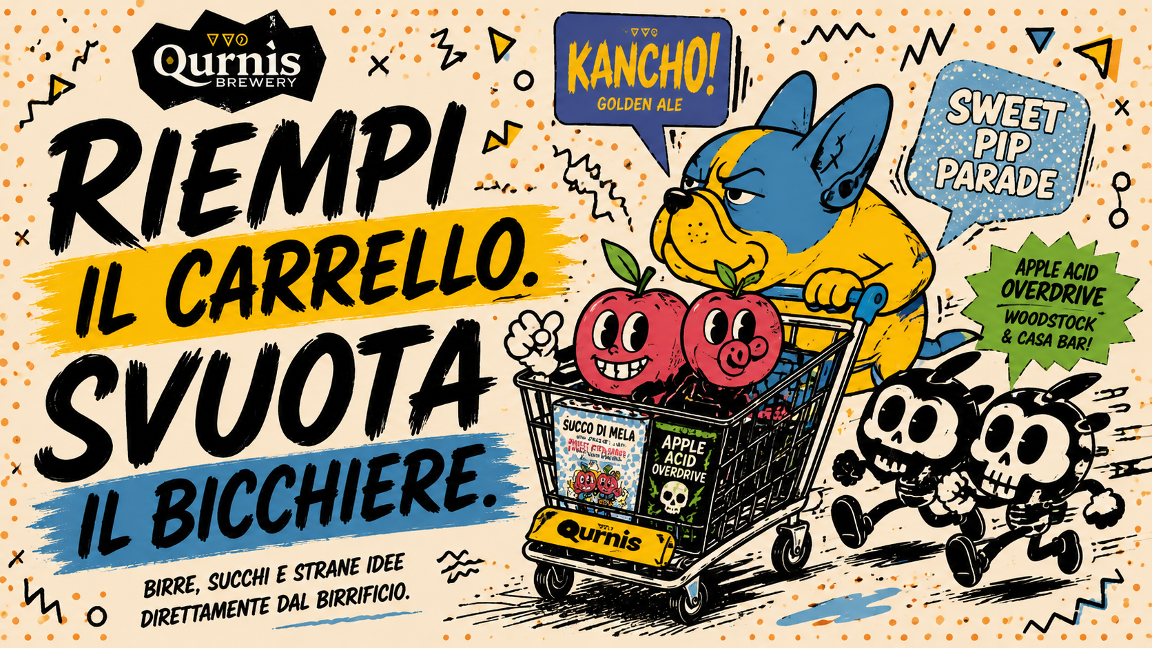 Riempi il carrello, svuota il bicchiere
